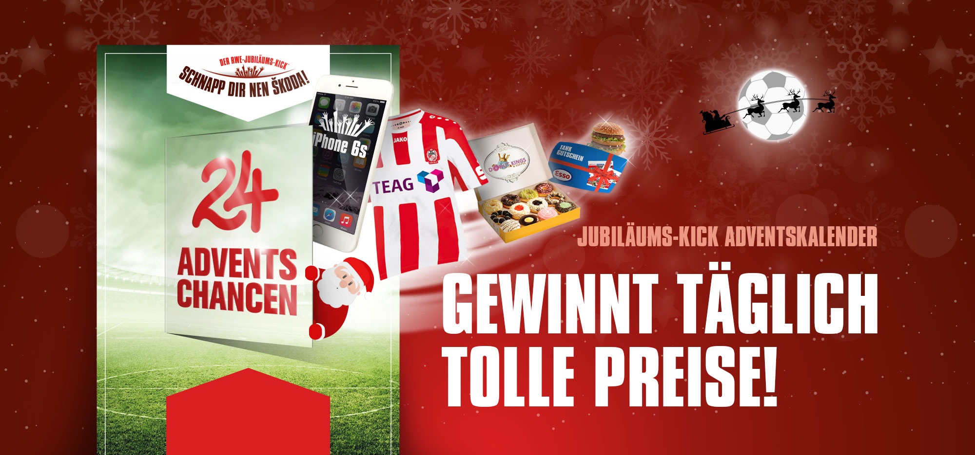 Rwe Jubilaums Kick Adventskalenderaktuelle News Fc Rot Weiss Erfurt
