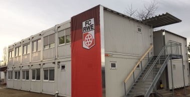 Der FC Rot-Weiß Erfurt e.V. übernimmt das Containerdorf