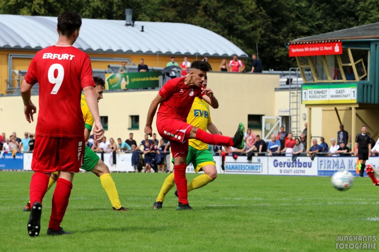 1. Spieltag 2020/21 FC Einheit Rudolstadt - FC Rot-Weiß Erfurt