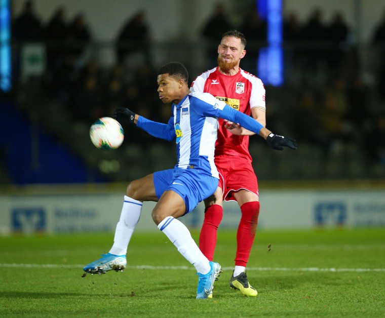 17. Spieltag 2019/20 Hertha BSC II - FC Rot-Weiß Erfurt