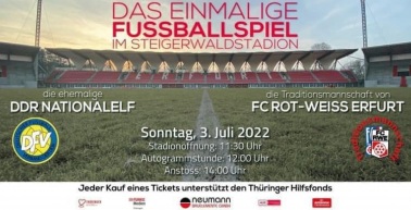 Das einmalige Fußballspiel im Steigerwaldstadion