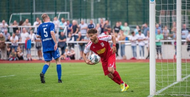 Der RWE schießt sich mit einem deutlichen 5:0 in die nächste Pokalrunde