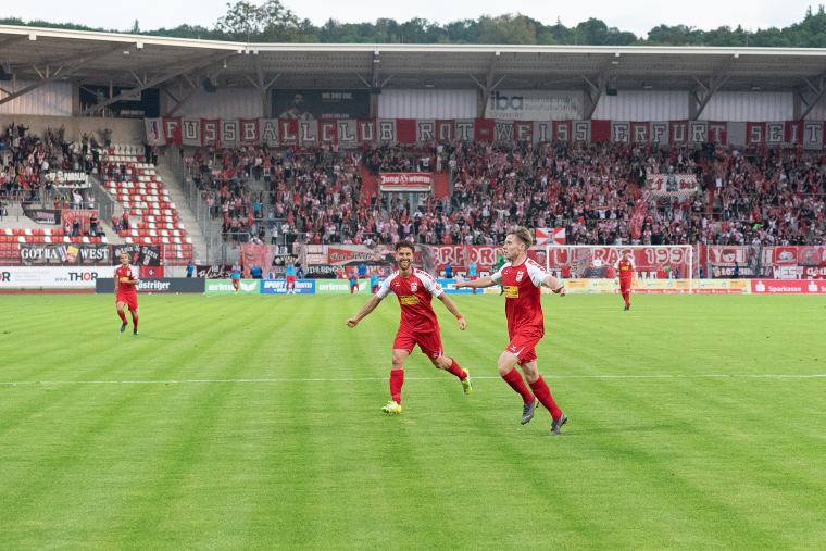 4. Spieltag 2019/20 Rot-Weiß Erfurt - VfB Auerbach