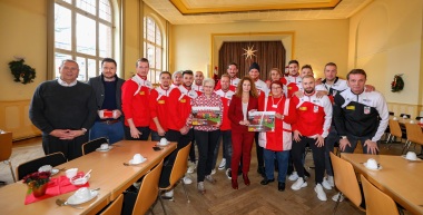 FC ROT-WEISS ERFURT ZU BESUCH BEIM RESTAURANT DES HERZEN