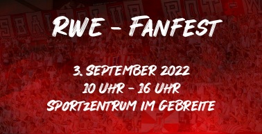 EINLADUNG ZUM RWE-FANFEST AM 3. SEPTEMBER