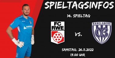 Heimspiel gegen den SV Babelsberg 03