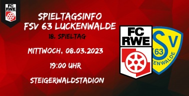 Formstarke Luckenwalder kommen nach Erfurt
