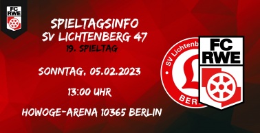 Rot-Weiß reist nach Berlin zum SV Lichtenberg 47