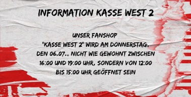 Information Kasse West 2