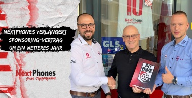 Nextphones verlängert Premium-Partnerschaft mit dem FC Rot-Weiß Erfurt