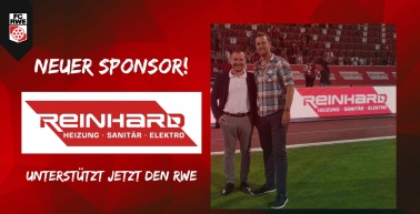 Tom Reinhard Heizung /Sanitär/ Elektro ist wieder Partner des FC Rot-Weiß Erfurt!
