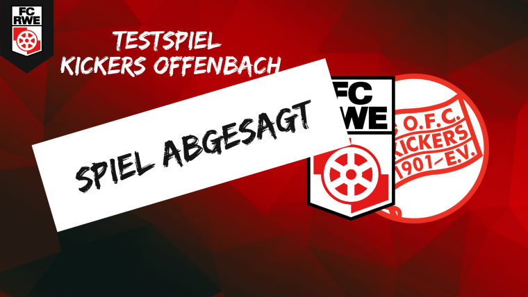 Testspiel Offenbach_Absage