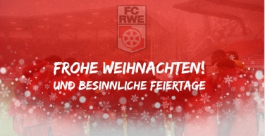 Der FC RWE wünscht Frohe Weihnachten