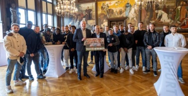 Empfang im Rathaus